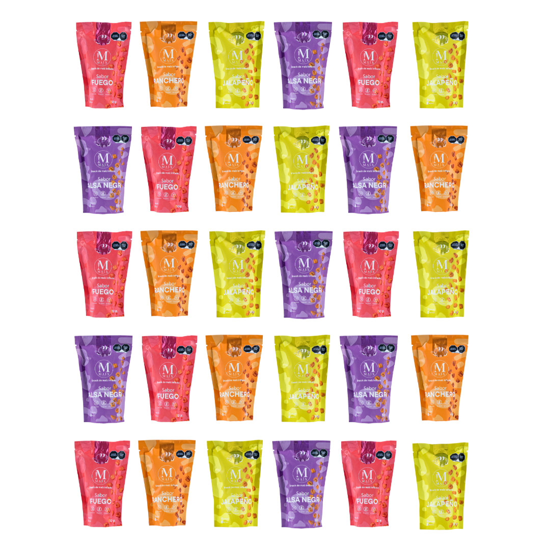 Paquete 30 bolsas 50g.