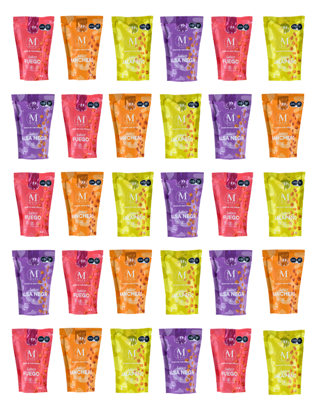 Paquete 30 bolsas 50g.