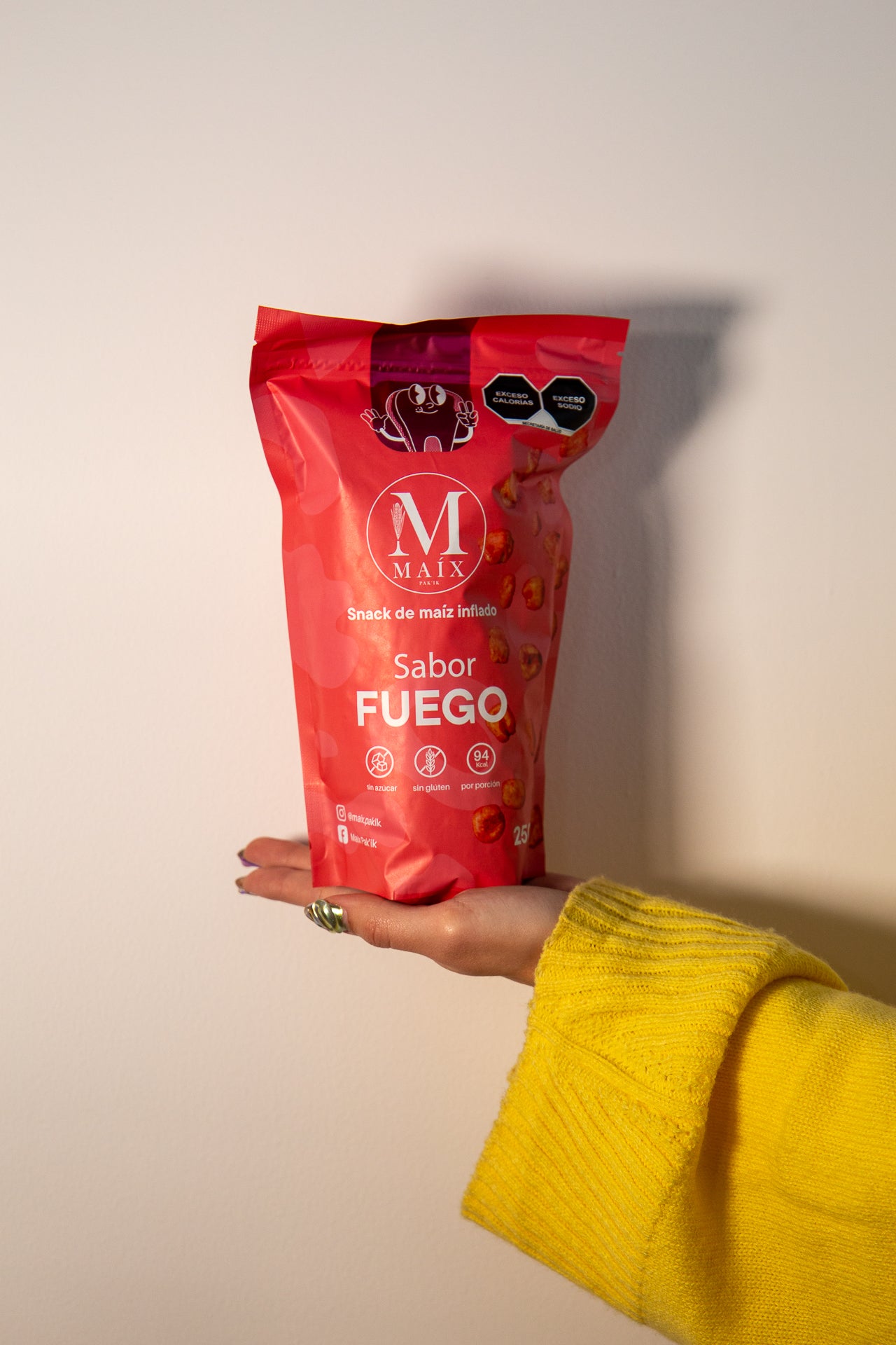 Paquete de 4 bolsas de 250g.