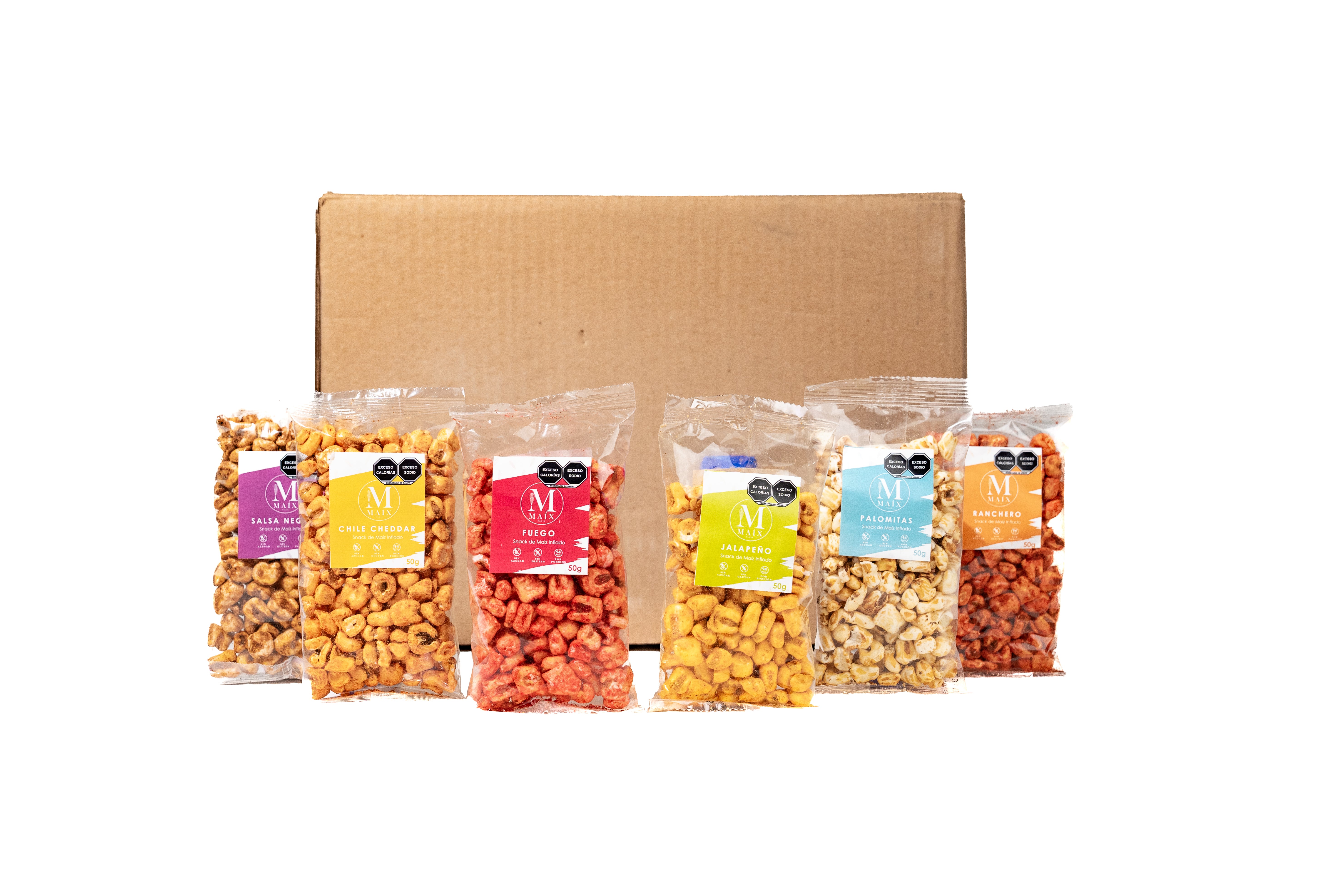100 bolsas tradicionales 50g.
